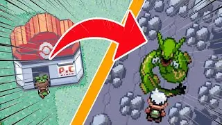 1v1 Pokemon Emerald Race but the Map is Random (Map Randomizer Race)