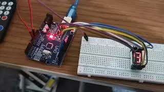 Arduino 7 segment yukarı aşağı sayım