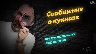 Пишем короткое сообщение о кукисах