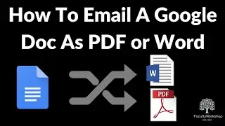 How To Email a Google Doc as Word or PDF