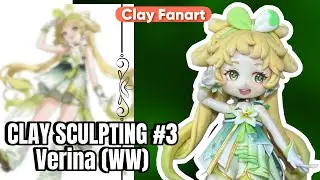 Fanart Nendoroid #3 – Verina (Wuthering Waves) | Clay Sculpting Figure | Clay tutorial | Clay Doll