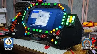 Short demo: First button test with DIY Macross SimPit