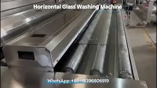 2500mm Horizonal Glass Washing Machine #glasswashingmachine #glassprocessing #glassmachine