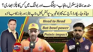 Sindh vs Punjab big match today | Head to Head | National T20 Cup points Table, Top batters
