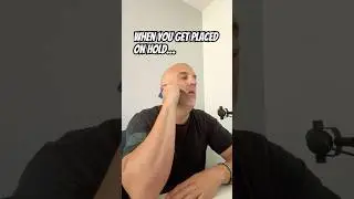 When you get placed on HOLD #pov #relatable #fypシ゚ #fyp #shorts #ytshorts #viral #trending