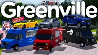 New FOOD TRUCK update in DEPTH SHOWCASE! (Plate frames, Hennessey cars, & more) - Roblox Greenville