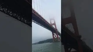 Golden Gate Bridge 😱😱 #goldengate #travelvlog #sanfrancisco #bridge