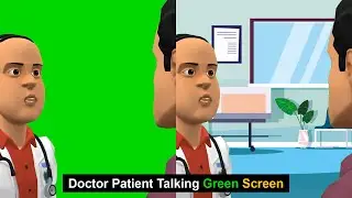 Doctor Patient Talking | Green Screen | Green BackGround Screen