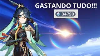 GASTANDO TUDO NO BANNER DA RETENTORA E GAMING - GENSHIN IMPACT