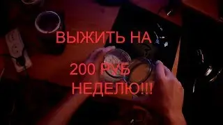 Как прожить на 200 рублей ? день первый .