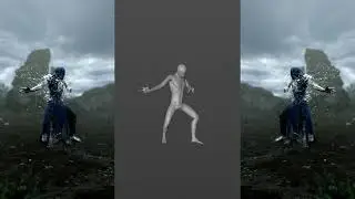 Cinema 4d Caster / Water Bender / Turbulence FD setup / Realflow setup  + Mocap data