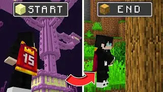 Beating Minecraft Backwards in Hardcore Difficulty