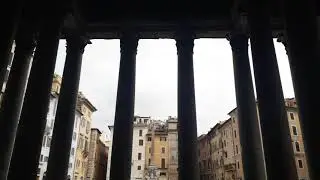 Piazza del Pantheon durante la pandemia di covid-19