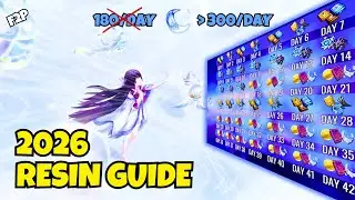 How much Resin do you really get in Genshin Impact? - Full 2026 F2P Resin Guide