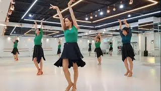 Romantic Rumba (Beginner) line dance, Withus Korea, Seoul