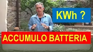 Quanti Kwh  Accumulo Batteria impianto Fotovoltaico fai da te
