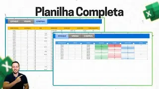 Como Fazer Planilha Excel | Estoque, Venda e Compra | Baixar Grátis