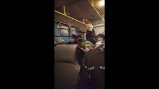 Пьяная коза и агрессивная бабка  Драка в маршрутке разгорелась из ковидной  масок Петрозаводска