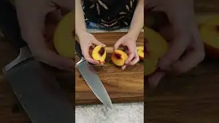How To Cut a Peach - Homebody Eats