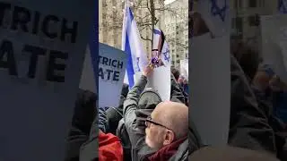 Massive Crawed who love Israel are out in DC protesting Bezalel Smotrich! He doesn’t define Israel.