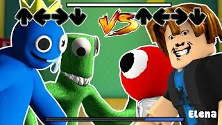 FNF Rainbow Friends: RAINBOW FRIEND LOST HIS COLORS! | FNF be like x ORIGIN of Rainbow Friends
