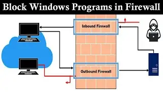 How to block a windows program in firewall using Inbound/Outbound rules in windows7 