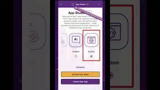 HOW TO CREATE YOUR APP ON PI STUDIO YOURSELF 
