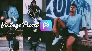 Cómo EDITAR fotos en PICSART - CÓMO HACER PRESETS EN PICSART - VINTAGE PRESET | PIXEEL