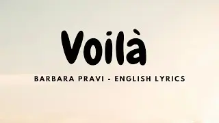 Barbara Pravi - Voilà (English Lyrics)