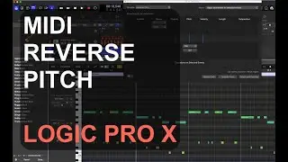 MIDI Reverse Pitch: LOGIC PRO X: SINGLE FUNCTIONS