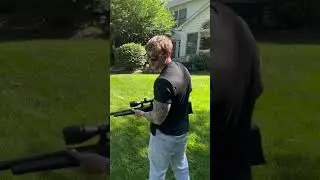 Backyard target practice! #airsoftunboxing #airsoft