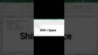 Shortcut Key to Add Row in Excel