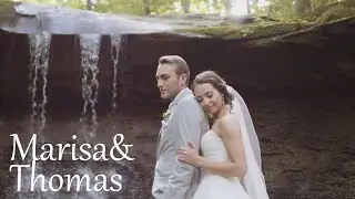 Stunning Photos at Blue Hen Falls & Bridal Party Eats at Swenson's / Marisa & Thomas / Wedding Video