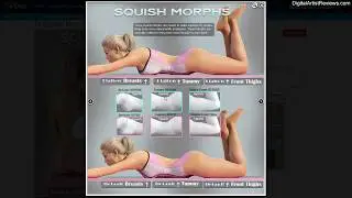 iV Squish Morphs for Genesis 8 Female(s) - DAZ Studio 3D Model - Review