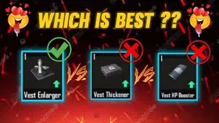 Vest Thickener Vs Vest Hp Booster Vs Vest Enlarger | Which Is best To use? | Vest Attachment Test !!