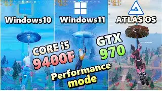 GTX 970×CORE i5 9400F/win10 win11 ATLAS OS/fortnite chapter5 Season4/performance/FPS/フォートナイト/2024