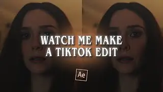 watch me make a tiktok edit (directional blur) ; after effects
