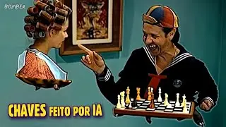 CHAVES IA - Professor vira uma linguiça gigante e kiko calvo 