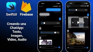 SwiftUI & Firebase: ChatApp allows to send [ Texts, Audios, Images, Videos ] - Firebase - Storage