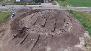 Раскопки кургана майкопской культуры