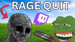 GRIEFING a Crashout STREAMER In RUST (HE RAGE QUIT)