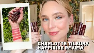 Charlotte Tilbury Hyaluronic Happikiss Lipstick Balm // Review, Swatches, & Comparison