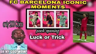 FC BARCELONA ICONIC MOMENTS PACK OPENING 💥 LUCK OR TRICK ? GOT IT ON 1ST TRY | PES MOBILE 2021