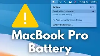 MacBook Pro TouchBar Battery Replacement | Fix Service Battery Warning | Macbook Restoration