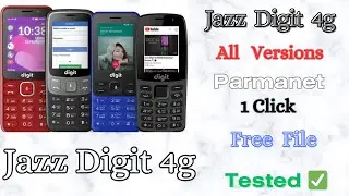 Jazz Digit 4G All Version Unlock File | Jazz digit 4g All network Unlock