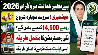 BISP Dynamic Survey Registration 2026 | Benazir Income Support Programme Registration Process