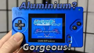 Making a Gameboy Macro from a Nintendo DS Lite, with BoxyPixel's Aluminum Faceplate!