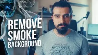 REMOVE SMOKE BACKGROUND in Seconds: Unique Smoke Selection in Photoshop