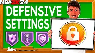 THE BEST DEFENSIVE SETTINGS IN NBA 2K24 MyTEAM!