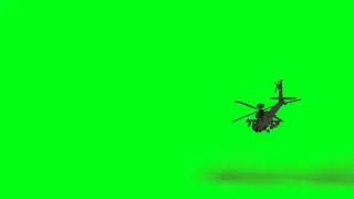 Force helicopter green screen animation video  // Gn screen